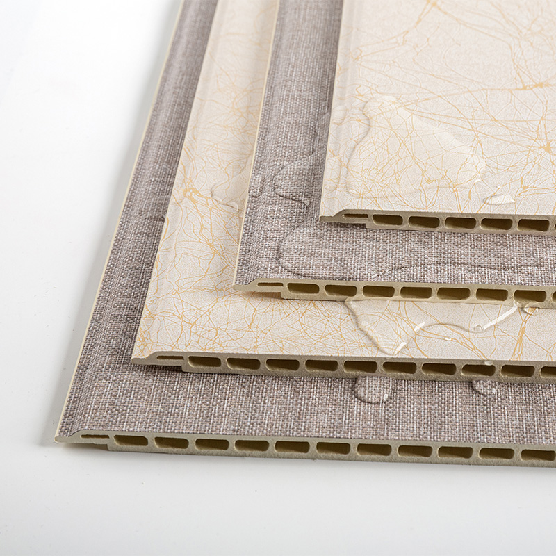 YXWPC409-2 Eco-Friendly Board WPC Wood finérplater med tre tekstur for hotell/hus/kontor