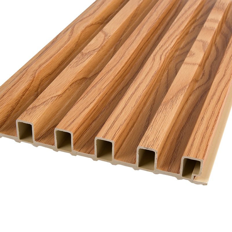 Moderne miljøvennlig dekorativ vegg og tak WPC riflet panel (cellestørrelse 10*4,2) YXWPC16018